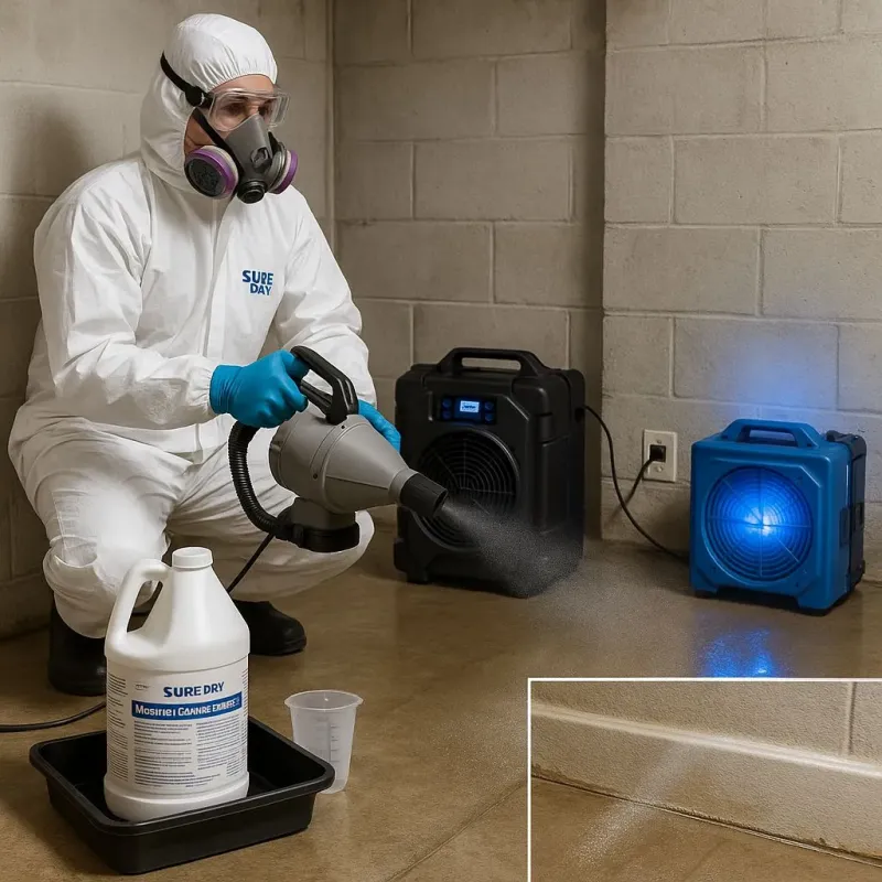 Sanitization and Odor Removal process in Whiteville, TN