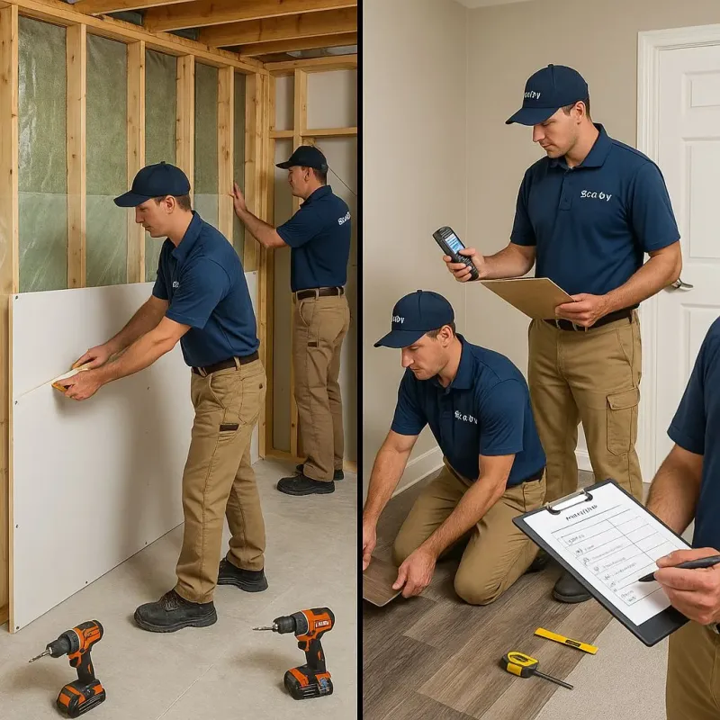 Repairs and Reconstruction process in Whiteville, TN
